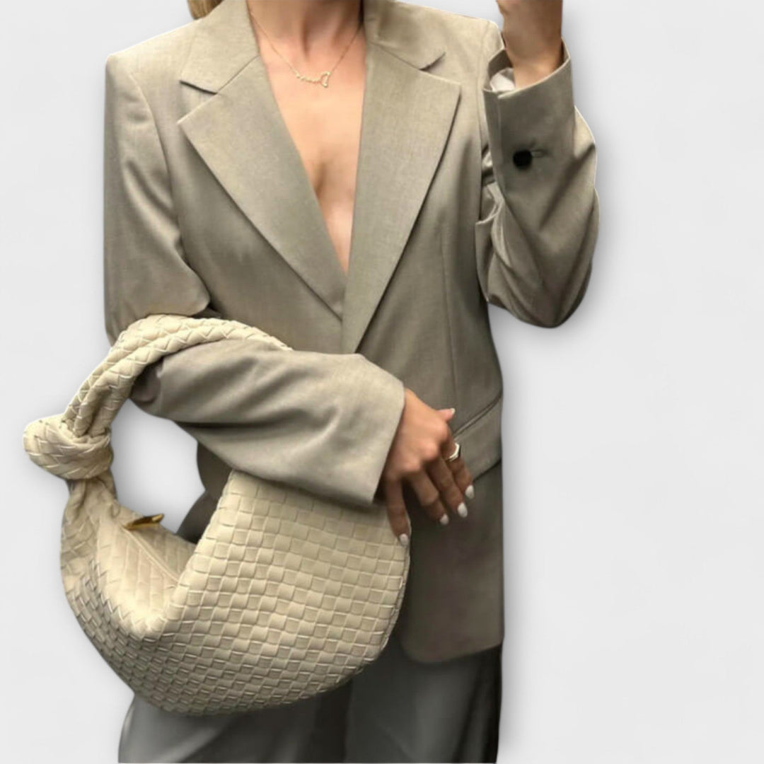 Large Woven Women's Handbag