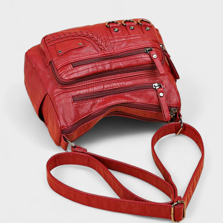 Vintage Inspired Multi-Layer Crossbody Bag