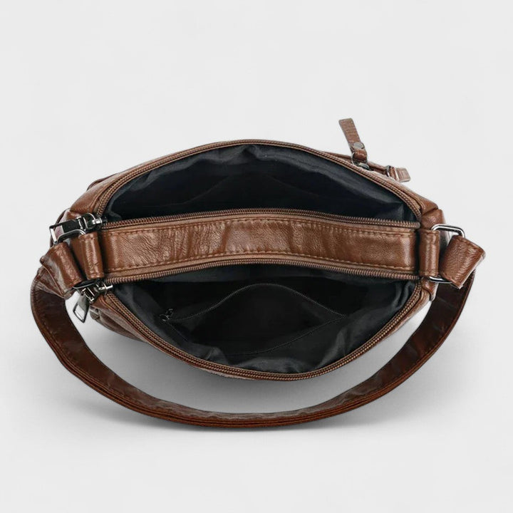 Vintage Inspired Multi-Layer Crossbody Bag