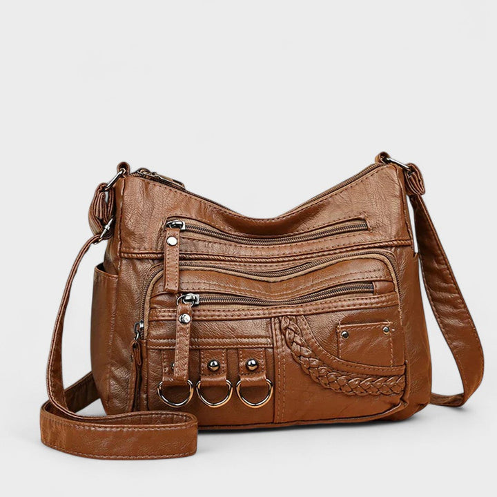 Vintage Inspired Multi-Layer Crossbody Bag