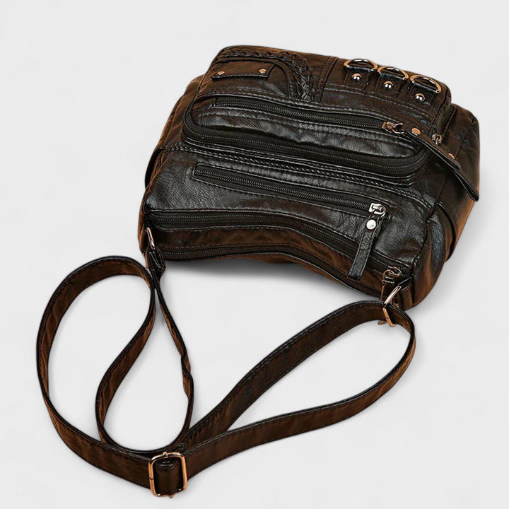 Vintage Inspired Multi-Layer Crossbody Bag