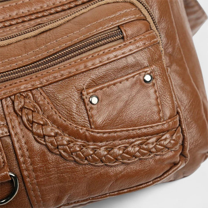 Vintage Inspired Multi-Layer Crossbody Bag