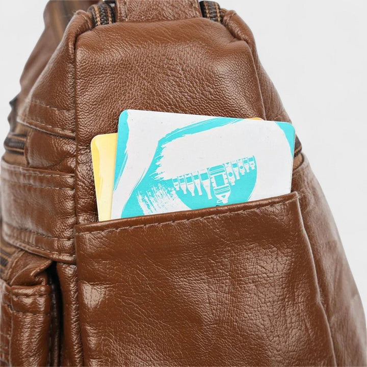 Vintage Inspired Multi-Layer Crossbody Bag