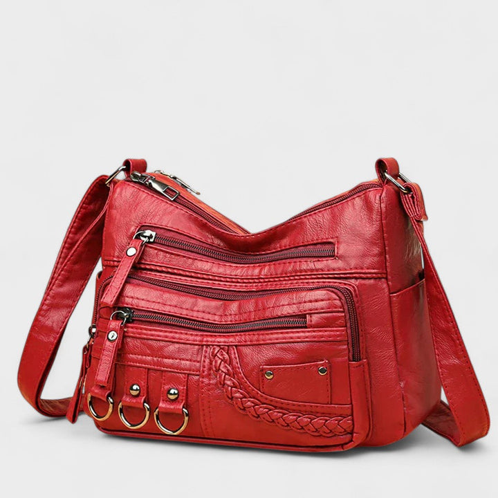 Vintage Inspired Multi-Layer Crossbody Bag