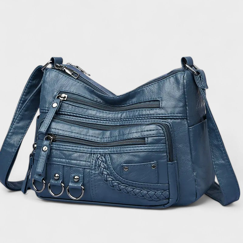 Vintage Inspired Multi-Layer Crossbody Bag