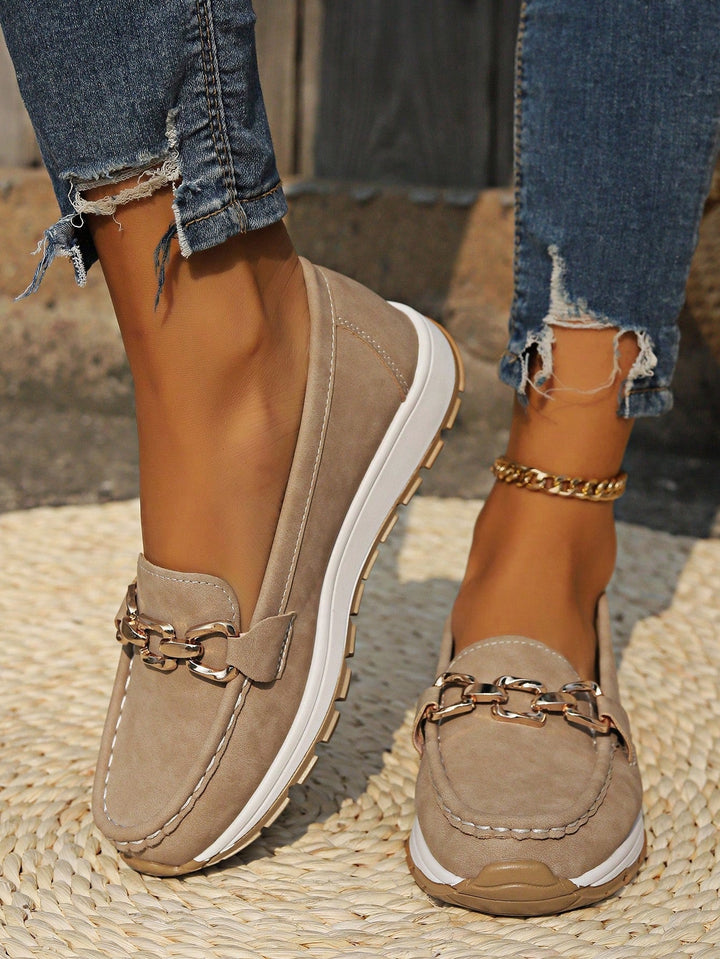 Ellie - Flat Buckle Loafers