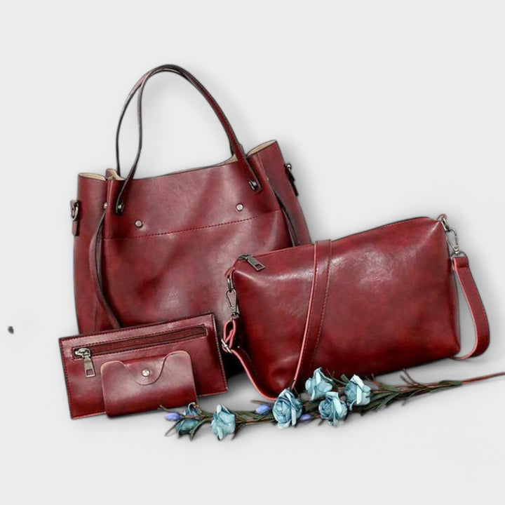 Olivia - 4-Piece Vintage Bag Set