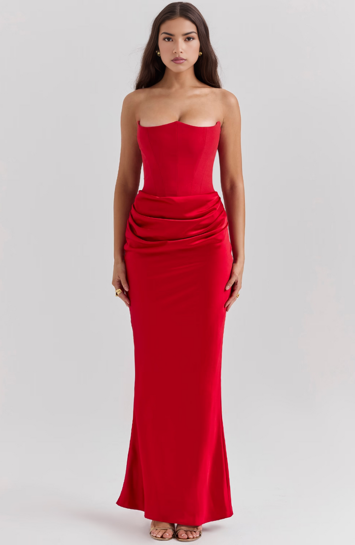 Tessa | Strapless Maxi Dress